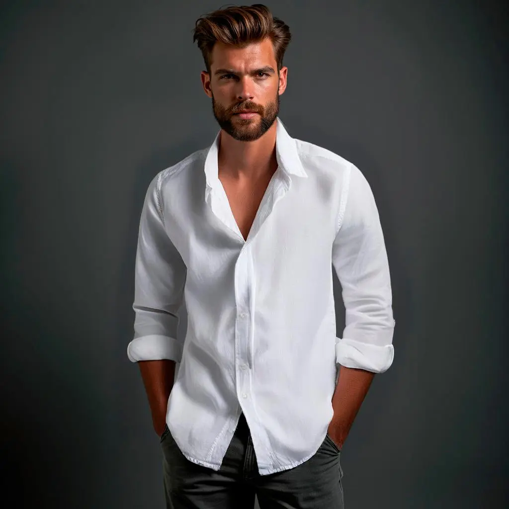 Camisa Holborn 100% lino - Image 4
