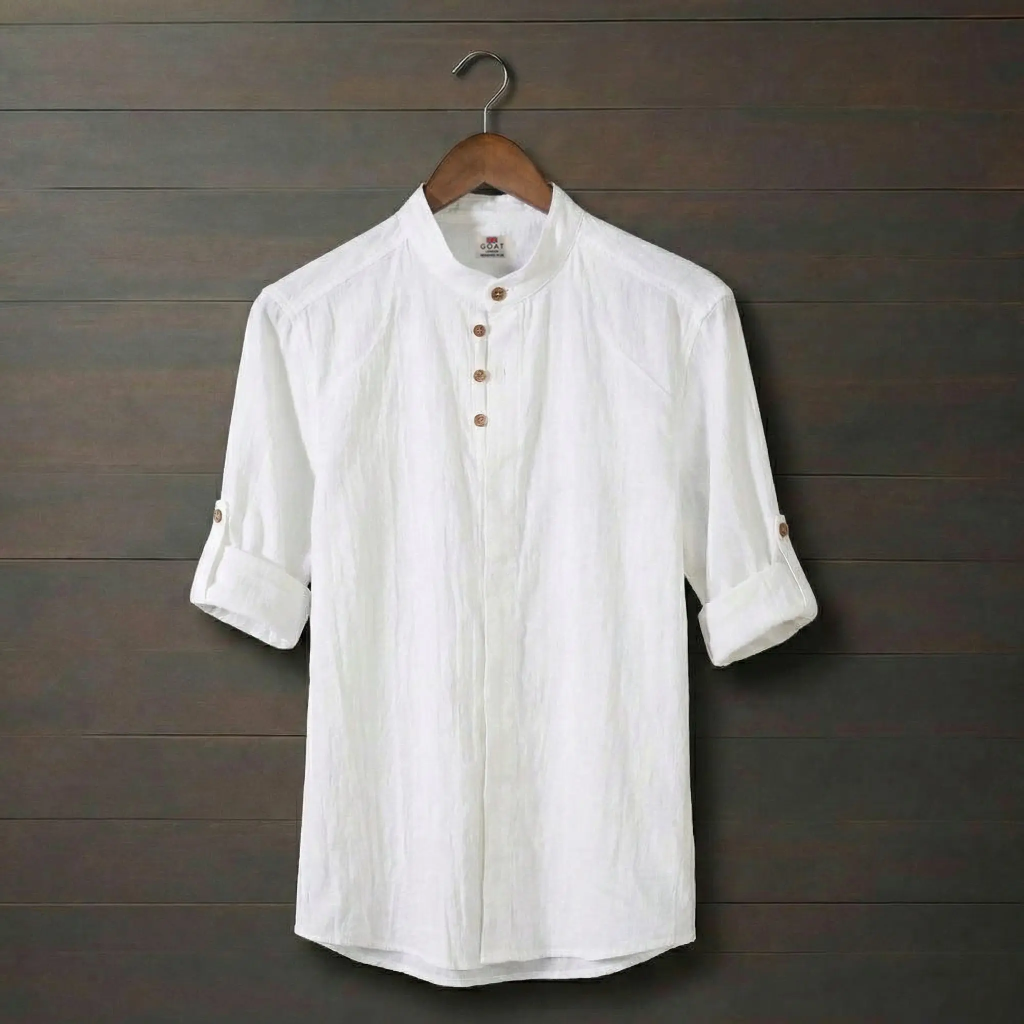 Camisa de lino Manga Larga