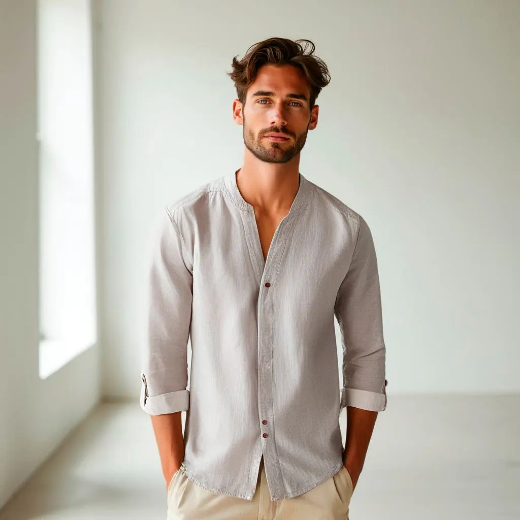 Camisa Bromley de lino - Image 4