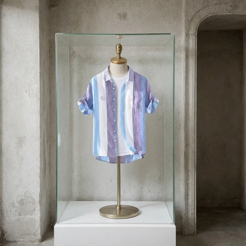 Camisa London Eye (100% lino) - Image 3
