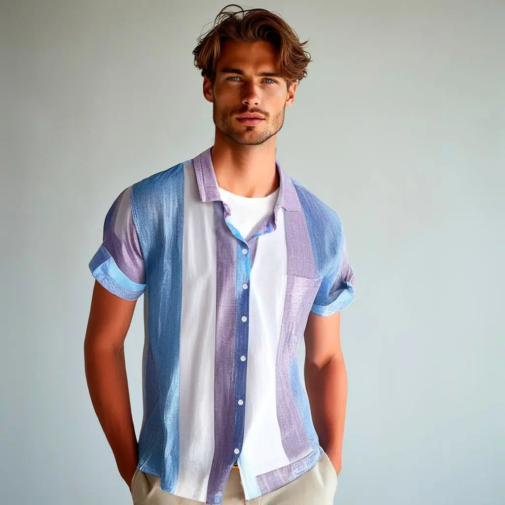 Camisa London Eye (100% lino) - Image 3