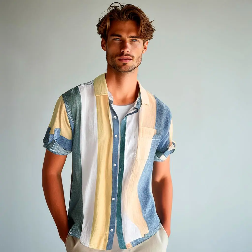 Camisa London Eye (100% lino) - Image 4