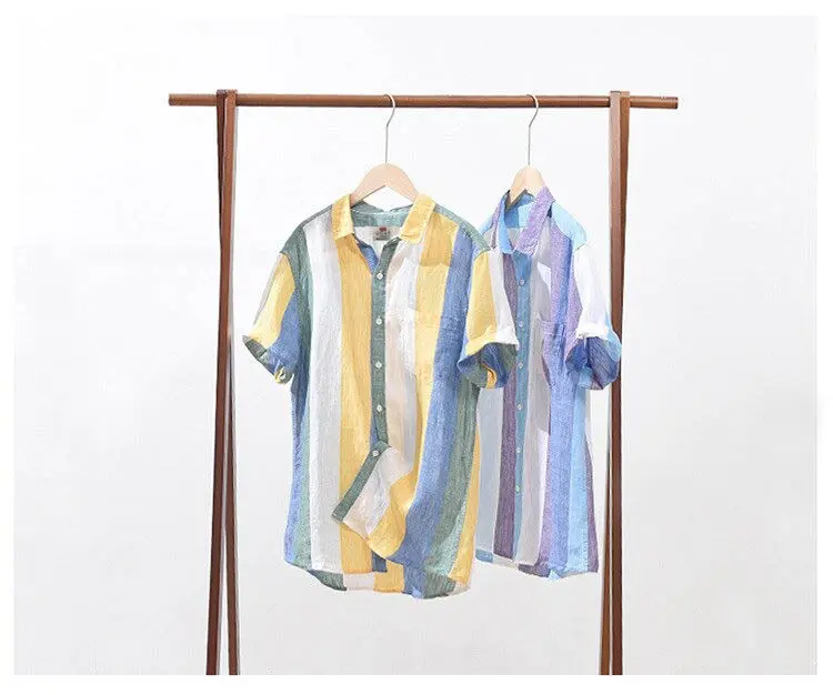 Camisa London Eye mang larga (100% lino) - Image 8