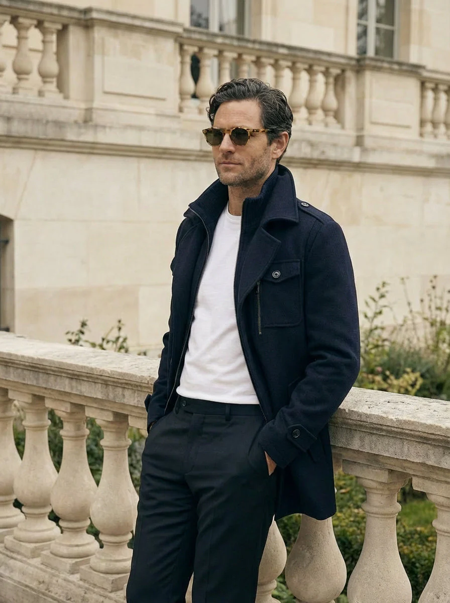 Blazer de invierno Azul - Image 6