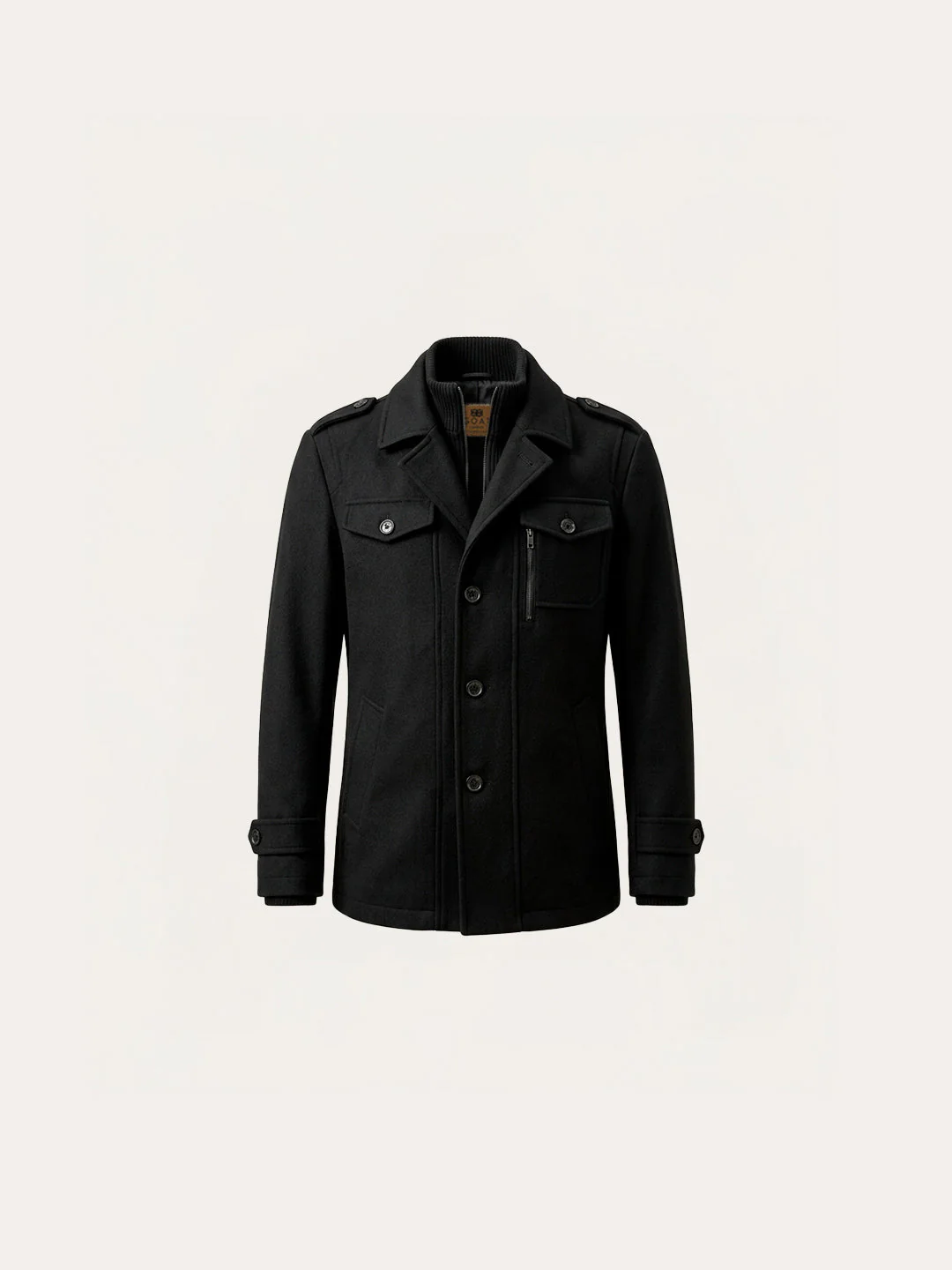 Blazer de invierno Negro