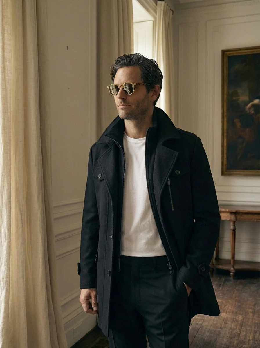 Blazer de invierno Negro - Image 3