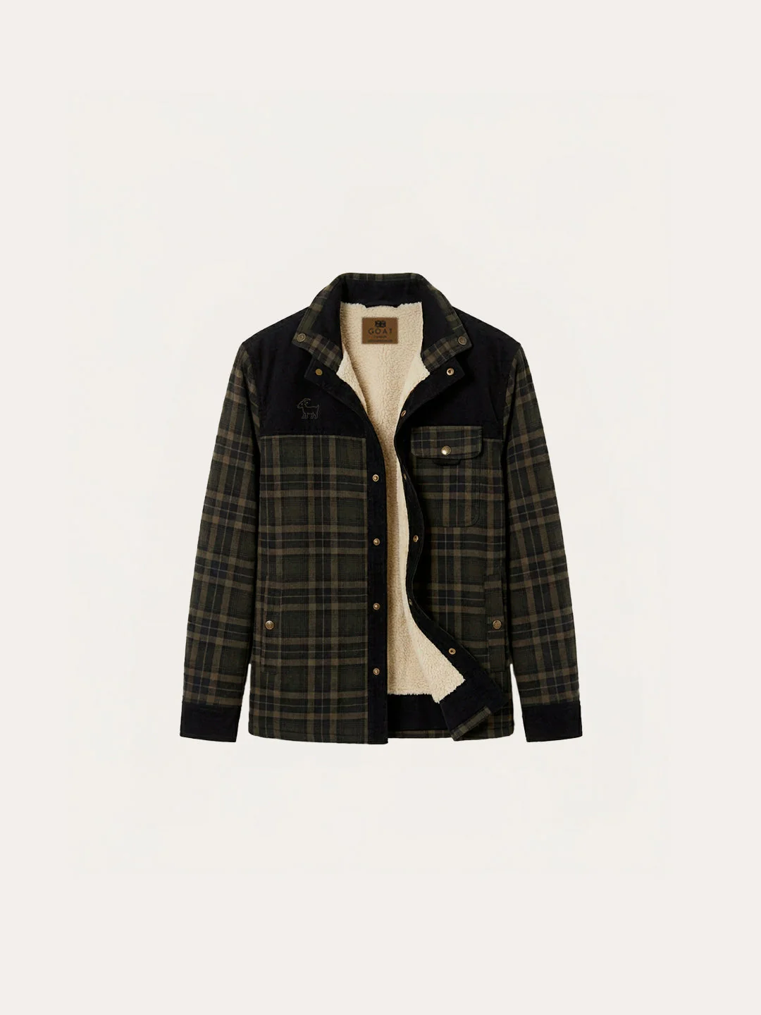 Chaqueta con corderito a cuadros - Image 9