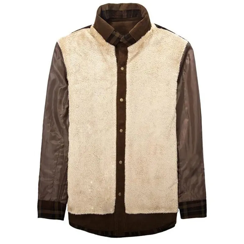 Chaqueta con Corderito a Cuadros - Image 7