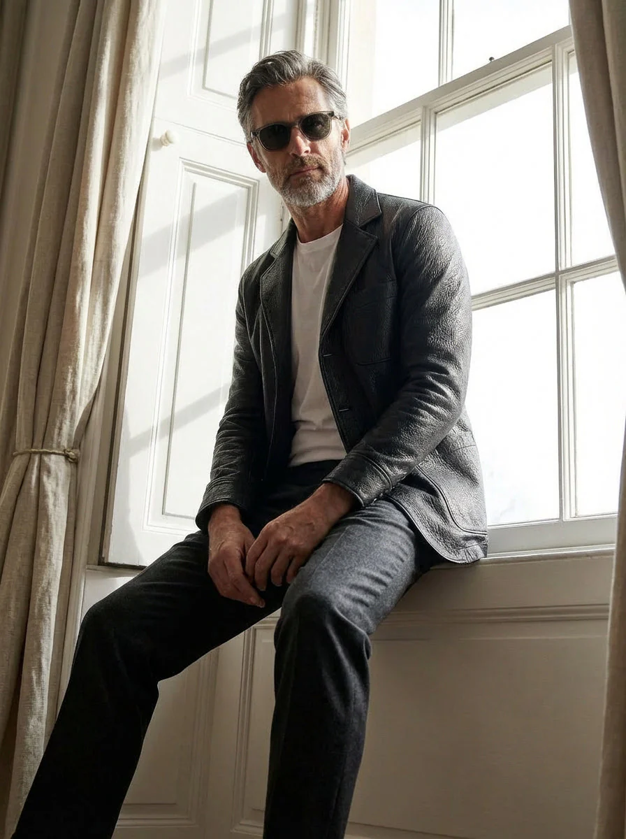 Blazer de Cuero Pagano - Image 5