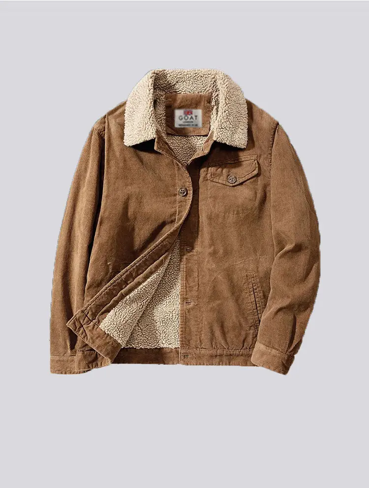 Chaqueta de Corderito Marrón - Image 2