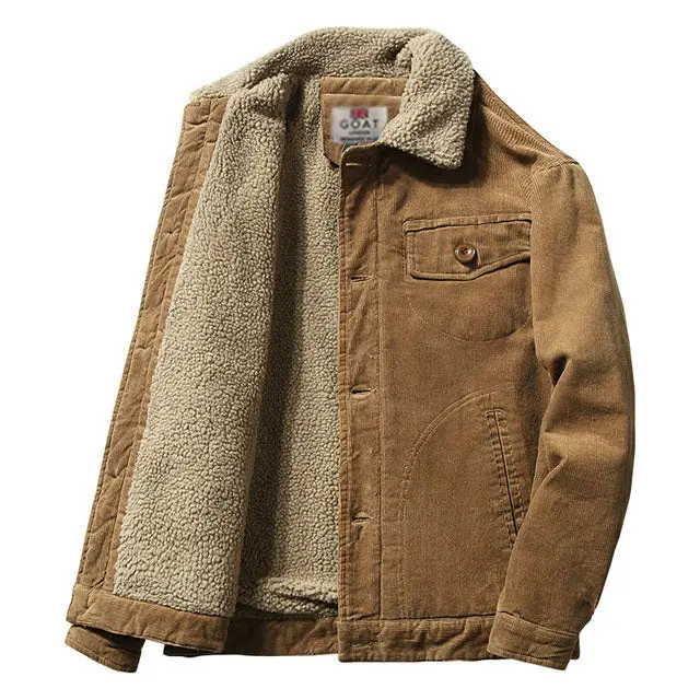 Chaqueta de Corderito Marrón - Image 3