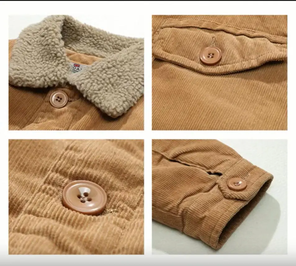 Chaqueta de Corderito Marrón - Image 4