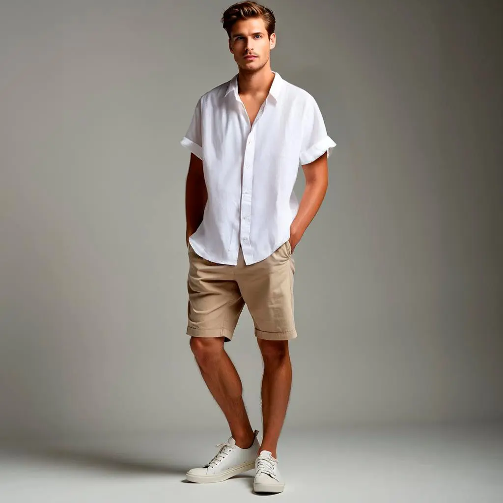 Camisa 100% Lino (Black Line) - Image 2